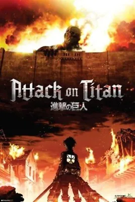 Buy Impact Merch. Poster: Attack On Titan - Key Art 610mm X 915mm #70 • 8.19£