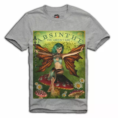 Buy E1syndicate T-shirt Absinthe - The Green Fairy Lsd Liquor Thc Whiskey Dmt A136 • 22.78£