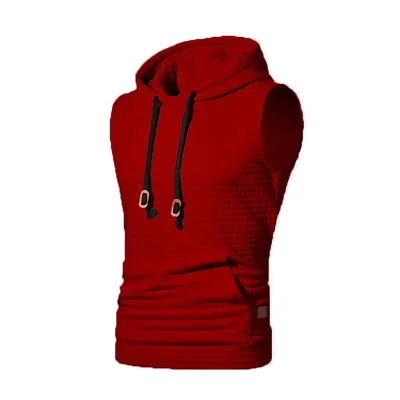 Buy Men Sleeveless Hoodie Hooded Sweatshirt Gym Fitness Casual Sport Vest Tank Tops • 15.23£