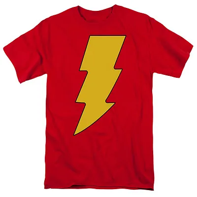 Buy Shazam Logo T-Shirt DC Comics Sizes S-3X NEW • 21.03£