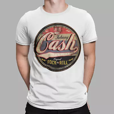 Buy JOHNNY CASH T-Shirt  Music Rockabilly Rock And Roll Poster Prints Retro Gift   • 6.99£