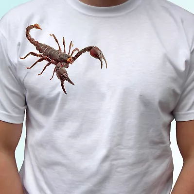 Buy Scorpion White T Shirt Insect Animal Tee Top - Mens Womens Kids Baby Sizes • 9.99£