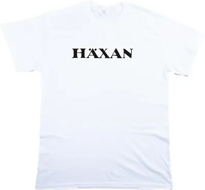 Buy Haxan T-Shirt - Retro Logo, 1920's Cult Horror, Witchcraft, S-XXL Also In Black • 18.99£
