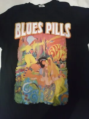 Buy Blue Pills Shirt M Metal Rock Orange Goblin All Them Witches Graveyard • 10£