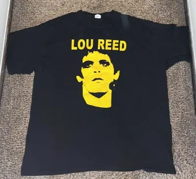 Buy Original Lou Reed The Velvet Underground T-Shirt Black (2XL) Yazbek RARE • 265.22£