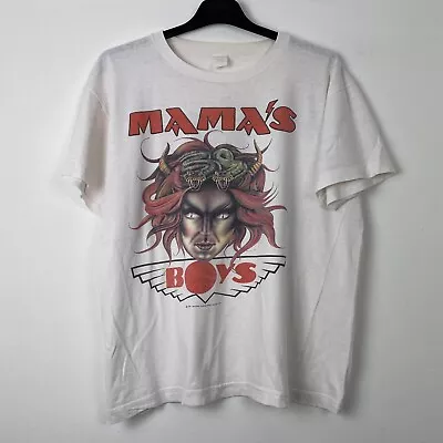 Buy Mamas Boys 1986 Power And Passion Tour Rare Vintage Band T-Shirt L • 25£