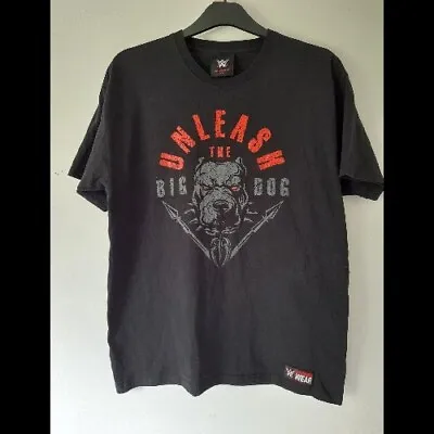 Buy WWE T-Shirt Unleash The Big Dog Size XL Black/Red Big Logo Authentic.  • 19.99£