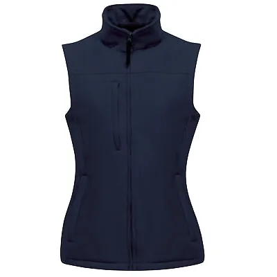 Buy Regatta Womens/Ladies Flux Softshell Bodywarmer / Sleeveless Jacket RG1625 • 14.08£