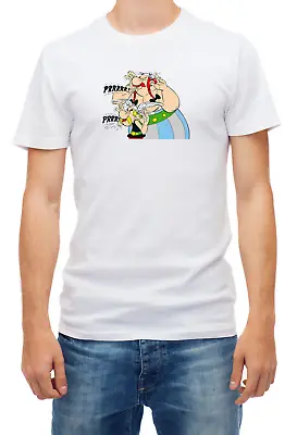 Buy Asterix And Obelix Short Sleeve White Men T Shirt F165 • 9.69£