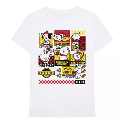 Buy Bt21 Bite Fast Food Official Tee T-Shirt Mens • 15.99£