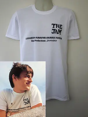 Buy The Jam 1980 Tour T-shirt Worn By Paul Weller Clash Style Council Band Who • 12.99£