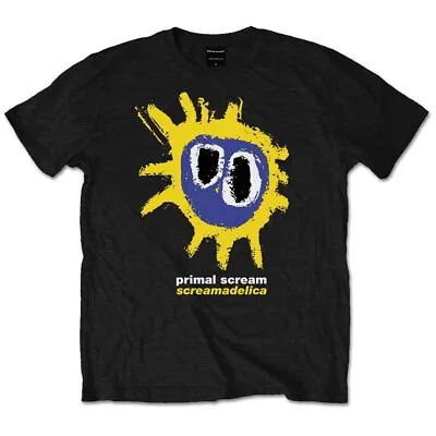 Buy Primal Scream T-Shirt Screamadelica Band Official Black New • 14.95£