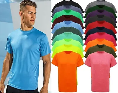 Buy Adults Performance T-Shirt Sport Gym Workout TriDri T Shirt Unisex Top (S-3XL) • 7.89£