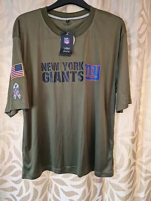 Buy Men's New York NFL Giants Nike Olive 2022 Salute To Service Legend Team T-Shirt • 20£