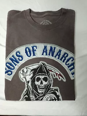 Buy Sons Of Anarchy Graphic T Shirt Reaper Rocker Style Sz Lg • 12.49£