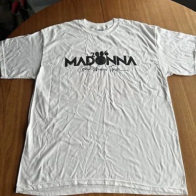 Buy Madonna Vintage 2006 Confessions Tour Shirt Size XL New No Tags Front Back Print • 34.99£