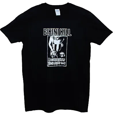 Buy Bikini Kill Revolution Riot Grrrl Punk Rock Music T Shirt Unisex Graphic Top New • 14£