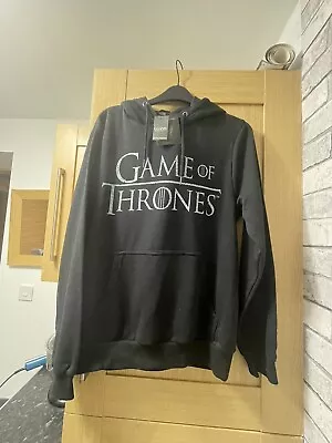 Buy Mans New + Tags , Black , Game Of Thrones Hoodie Sweater, Size S 36-38  Chest • 2.50£