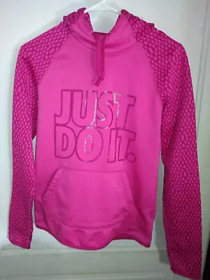 Buy Women's Nike Therma-FIT All Time Just Do It Workout Hoodie Pink 715595 616 • 18.90£