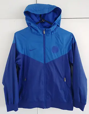 Buy Nike Chelsea Boys Windrunner Hoodie Hooded Jacket Childrens Size M 10-12 Years • 20£