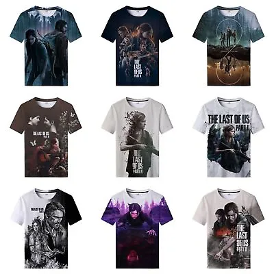 Buy Mens Womens The Last Of Us Part II T-Shirt Top Tee TV Show Game 3D Printed Print • 4.02£