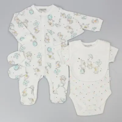 Buy New Baby Boys Clothes Layette Gift Set 5 Piece Circus Elephants 0-3 3-6 6-9M Abg • 15.95£