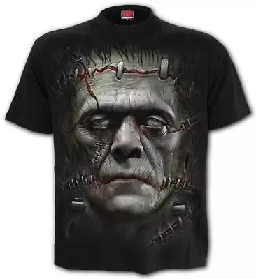 Buy Spiral It Lives Frankenstein Monster Horror Black T Shirt Unisex Halloween • 16.95£
