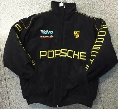 Buy 2022 Red And Black Embroidery EXCLUSIVE JACKET  Racing MOTORSPORT CLOTHING • 29.99£