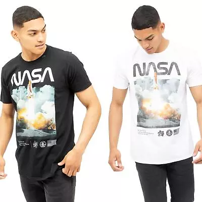 Buy NASA Mens T-shirt Rocket Launch Lift Off Official S-2XL • 13.99£