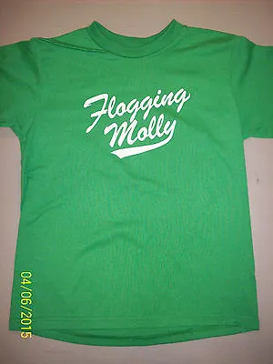 Buy Flogging Molly Script Logo Youth T-Shirt • 10.25£