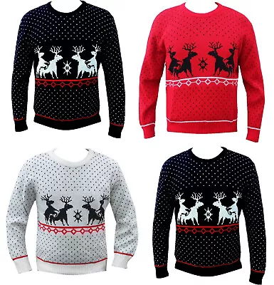 Buy Unisex Men Women Santa Xmas Christmas Novelty Fairisle Jumper Sweater Rude Funny • 13.95£