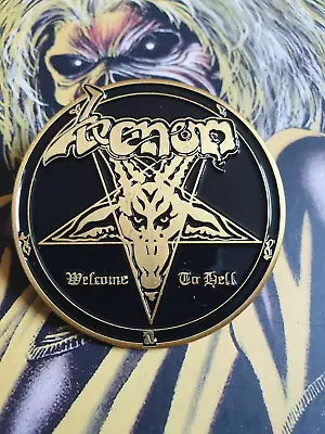 Buy Venom Metal Pin Badge Black Thrash Metal Metallica Battle Jacket Kutte Xxx • 15.44£