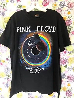 Buy Vintage Pink Floyd T Shirt. Dark Side Of The Moon. Size L Single Stitch • 15£