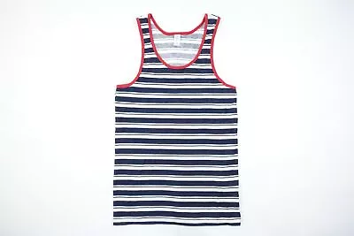 Buy Alternative Apparel Striped Blue Red Small Tank Top Tshirt Mens New • 5.93£