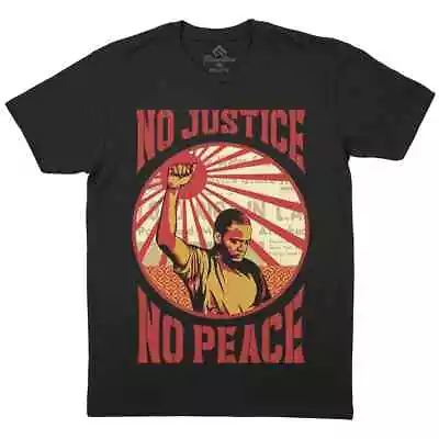 Buy No Justice No Peace Mens T-Shirt New World Order Resistance Freedom P985 • 13.99£