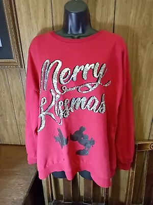 Buy Stunning Flattering Stretchy Sparkly Sequin Christmas Jumper Size 18 • 14.99£