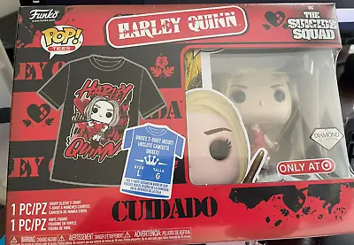 Buy New Funko Pop Large T Shirt Harley Quinn Suicide Squad Target Exclusive DC • 45.15£