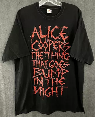 Buy Alice Cooper T-Shirt No More Mr Nice Guy Tour 2012 Black Men Size XL Rock Music • 27.80£