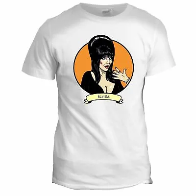 Buy Elvira T-Shirt Gothic Spider Web Celeb Goth Rock  Halloween Retro Film TV  Tee • 6.99£