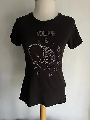 Buy THIS IS SPINAL TAP Women's Guitar Amp Goes To 12  Its Two Louder  T-Shirt Small • 17.97£