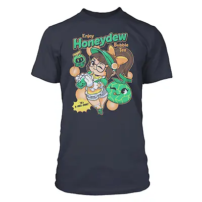 Buy Overwatch Game T-Shirt (Size S) Men's J!NX Honeydew Mei Graphic Top - New • 9.99£