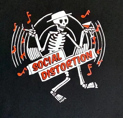 Buy Social Distortion T Shirt Punk T Shirt Rock T Shirt Womens Med Concert T Shirt • 9.16£