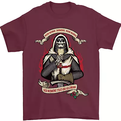 Buy St Georges Day England Flag Knights Templar Mens T-Shirt 100% Cotton • 10.48£