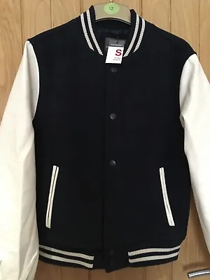 Buy Primark Mens/boys Trendy Varsity/basketball Jacket ( Small) Nwt Lovely Item 😊 • 13.99£