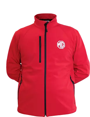 Buy Mg Branded Soft Shell Jacket, Red, Brand New, Sizes Med-xl (10296768/9/70) • 78.50£