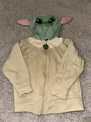 Buy Star Wars Baby Yoda Grogu Hoodie Sweater Youth XS • 7.89£