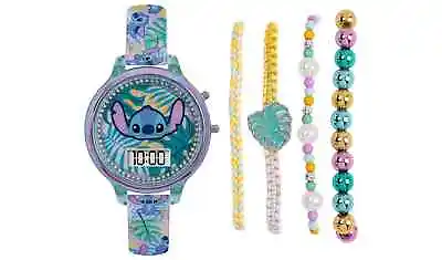 Buy Disney Lilo And Stitch Digital Watch And Bracelet Set • 9.99£