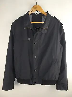 Buy MARKS & SPENCER Mens Coat Jacket Black Zip & Button Front SIZE MEDIUM 38  -40  • 9.50£