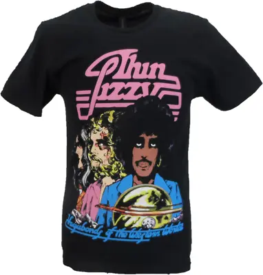 Buy Mens Thin Lizzy Vagabonds Tracklist Back Print Officially Licensed T Shirts • 18.99£
