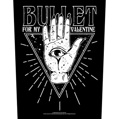 Buy BFMV: BULLET FOR MY VALENTINE Back Patch: All Seeing Eye: LICENCED Merch Gift • 8.95£